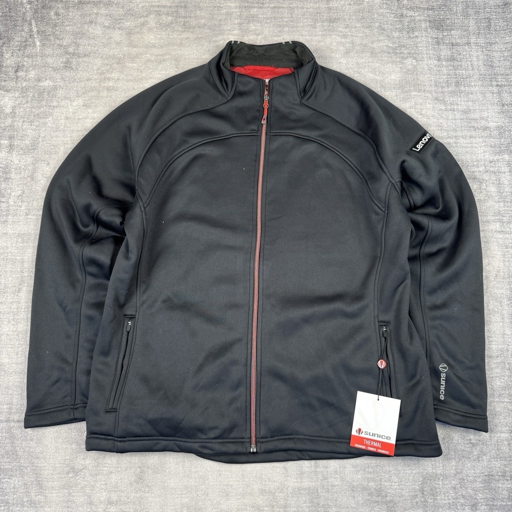 Sunic Jacket Womens 2XL Black Serena Thermal Fleece Jacket Outdoors Golf NWT